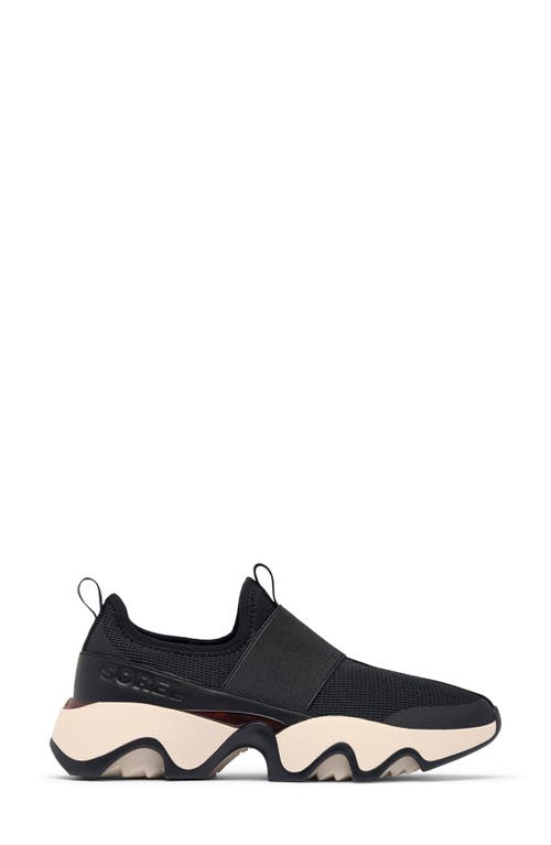 Sorel Kinetic Impact Ii Strap Sneakers In Black/chalk