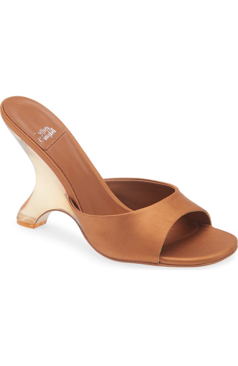 Jeffrey Campbell Mew 2 Satin Slide Sandal, Main, color,