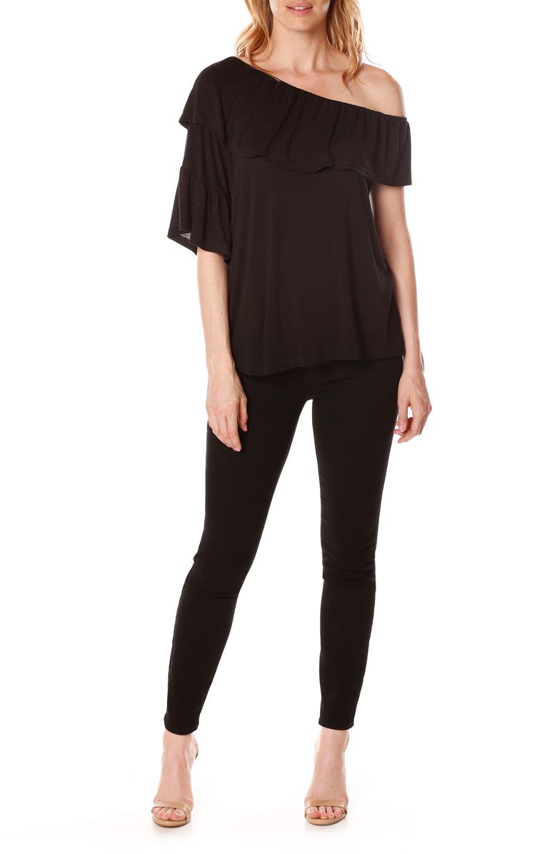 PAIGE Pax One-Shoulder Top, Alternate, color, 