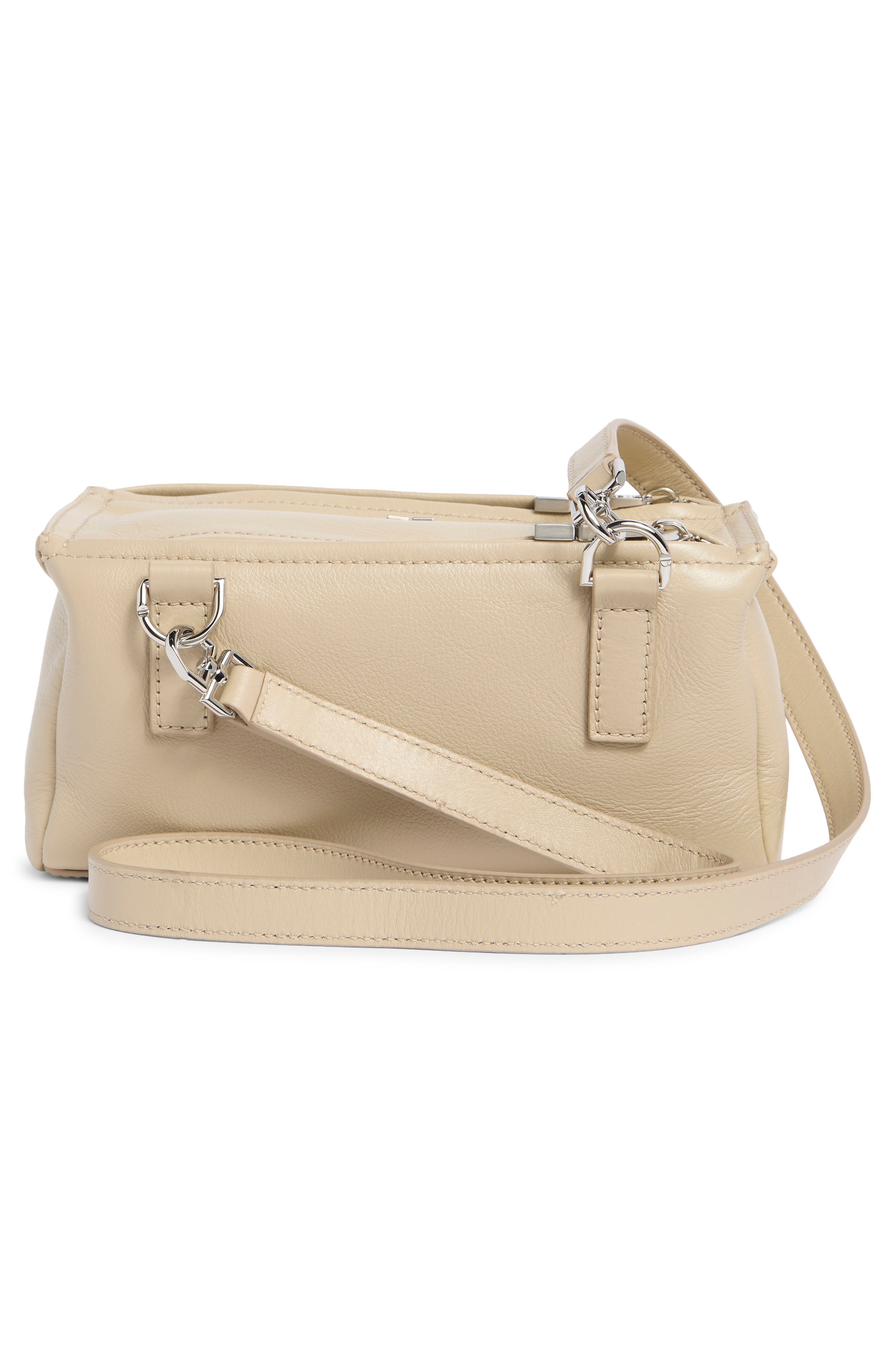 Givenchy Pandora Mini Crossbody Bag, Alternate, color, Beige