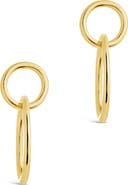 Sterling Forever Interlocking Circle Stud Earrings