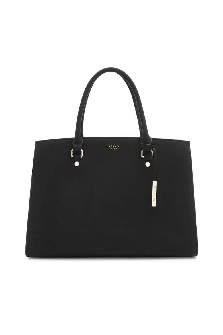 Aricia Vegan Laptop Bag, Main, color, Black
