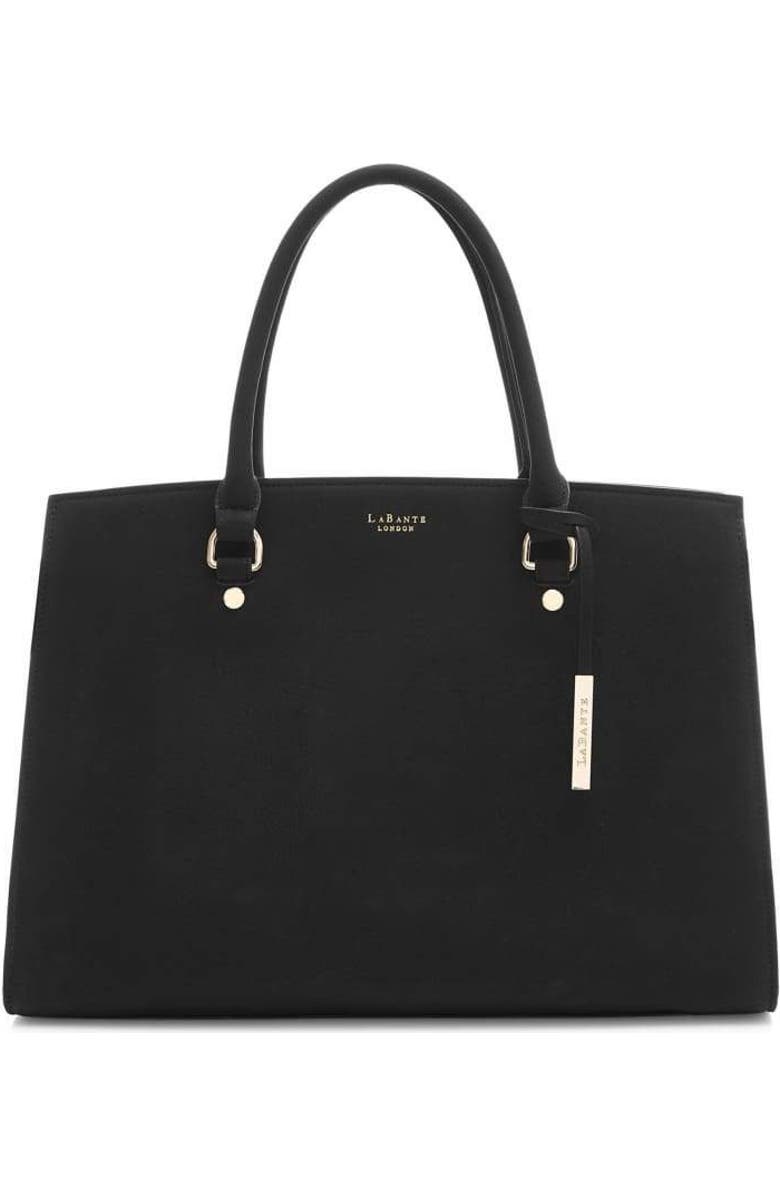 LaBante London Aricia Vegan Laptop Bag, Main, color, Black