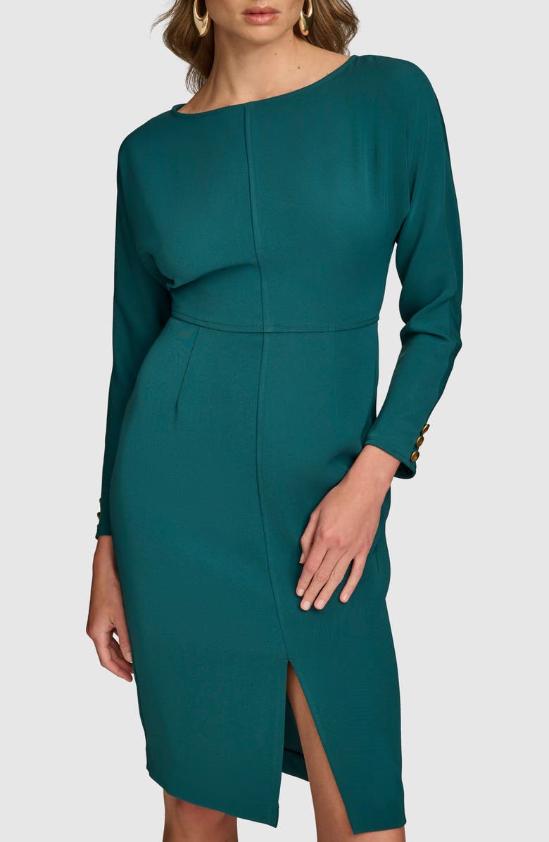 Donna Karan New York Bracelet Sleeve Sheath Dress, Alternate, color,