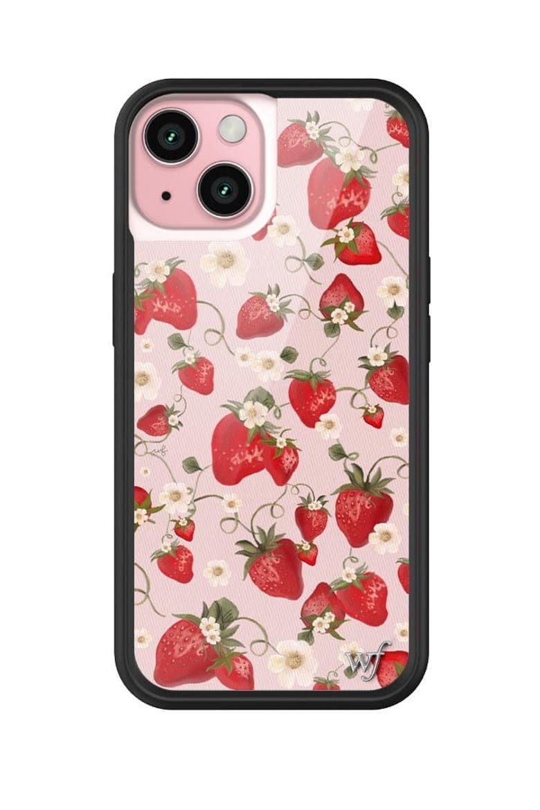 Strawberry Fields iPhone Case, Alternate, color, Pink