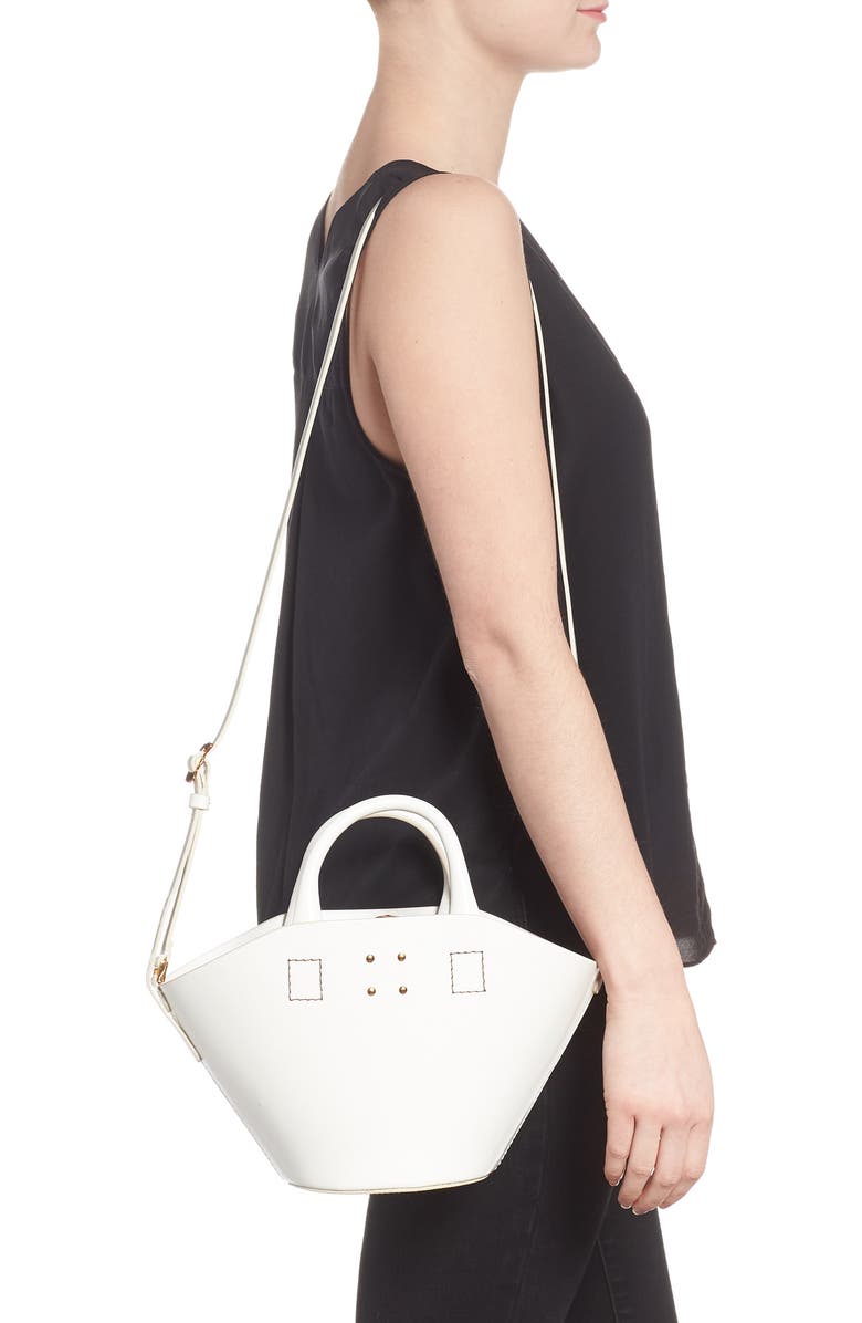 TRADEMARK Small Leather Bucket Bag, Alternate, color,