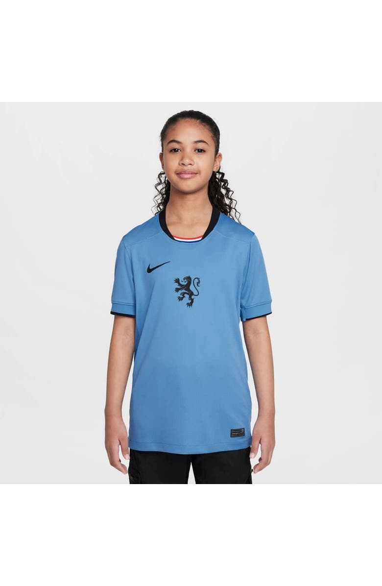 Nike Youth Nike Blue Netherlands Women's National Team 2025/26 Away Replica Jersey, Main, color, Blue