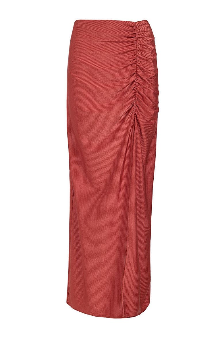 Sunset Bazaar Lea Maxi Skirt, Alternate, color, Terracota Rusty Copper