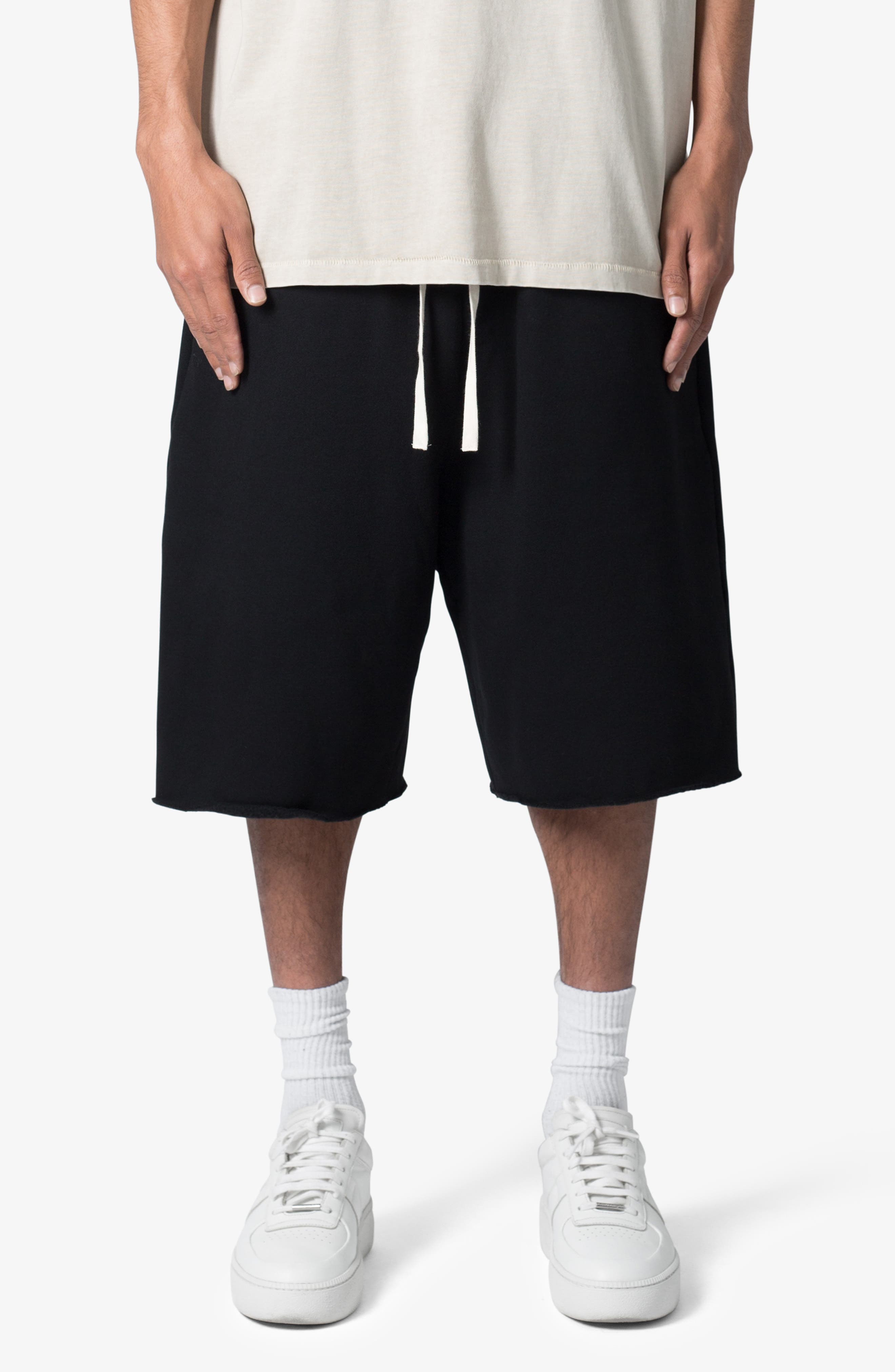 long nike sweat shorts
