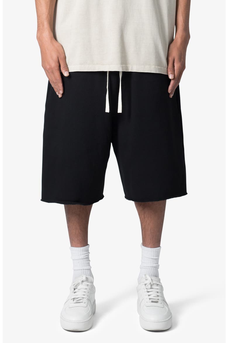 Ultra Baggy Sweat Shorts, Main, color, BLACK