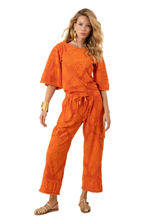 HALE BOB 売れ筋商品|||ヘイルボブ Tシャツ トップス レディース T-shirts Orange Tops