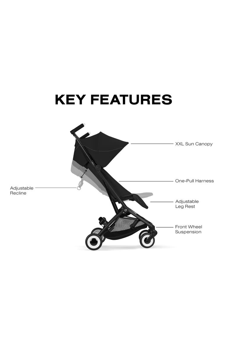 CYBEX Libelle Ultra Lightweight Travel Stroller, Alternate, color,
