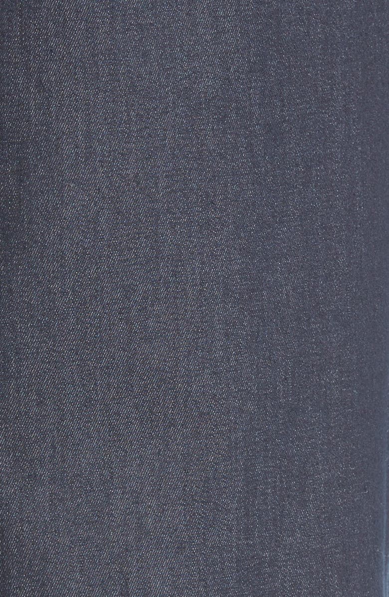 Halogen<sup>®</sup> High Waist Denim Flare Leg Trousers, Alternate, color,