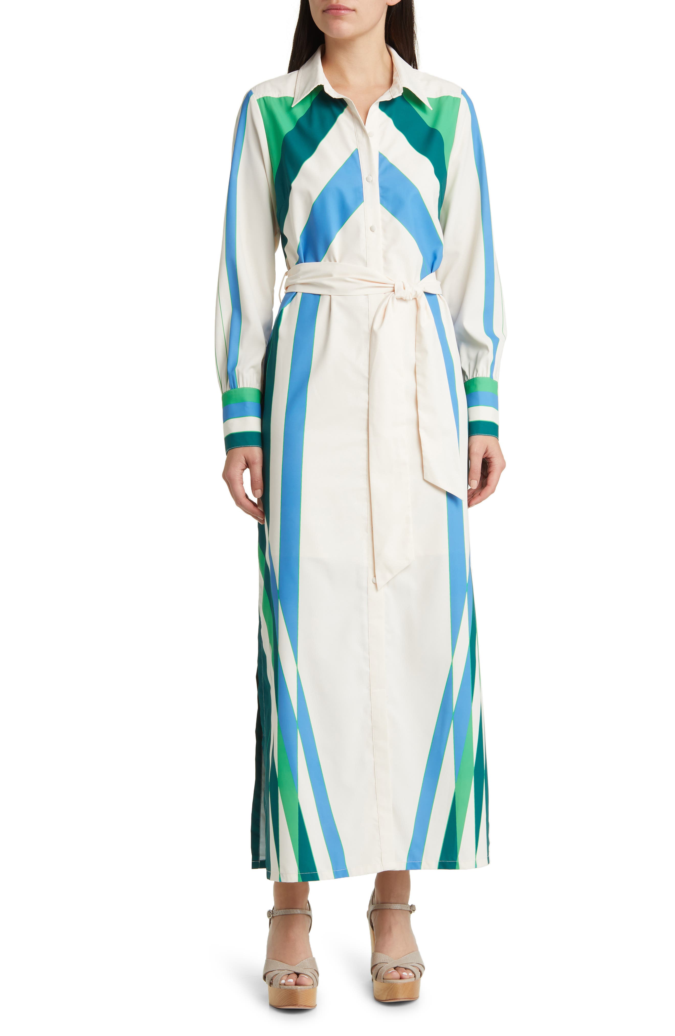 CIEBON Jynai Long Sleeve Shirtdress