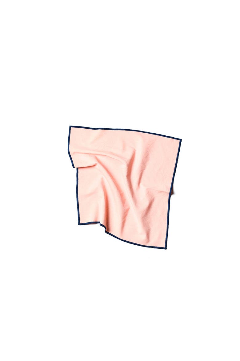 Provence and Navy Color Block Napkins Set of 4, Alternate, color, Pink