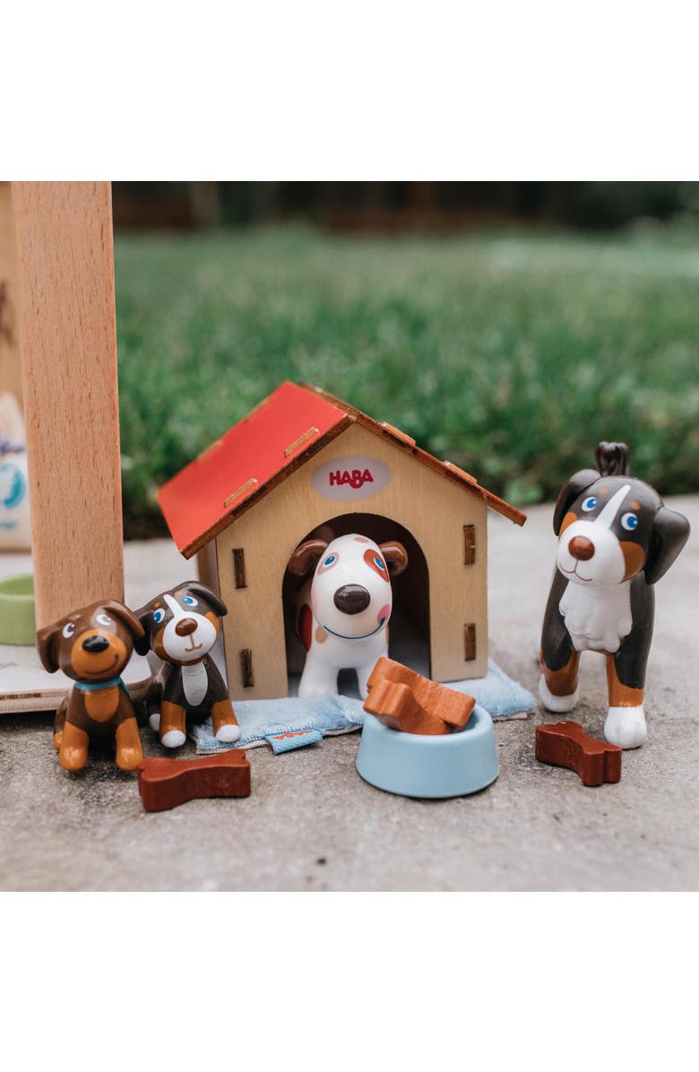 HABA Little Friends Dog Leika - 2.5" Tall Chunky Plastic Toy Figure, Alternate, color, 