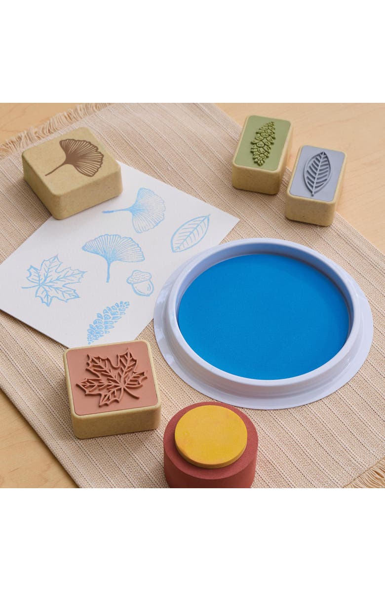 Kaplan Early Learning Company Washable Jumbo Stamp Pad - Set of 5, Alternate, color, Multicolored
