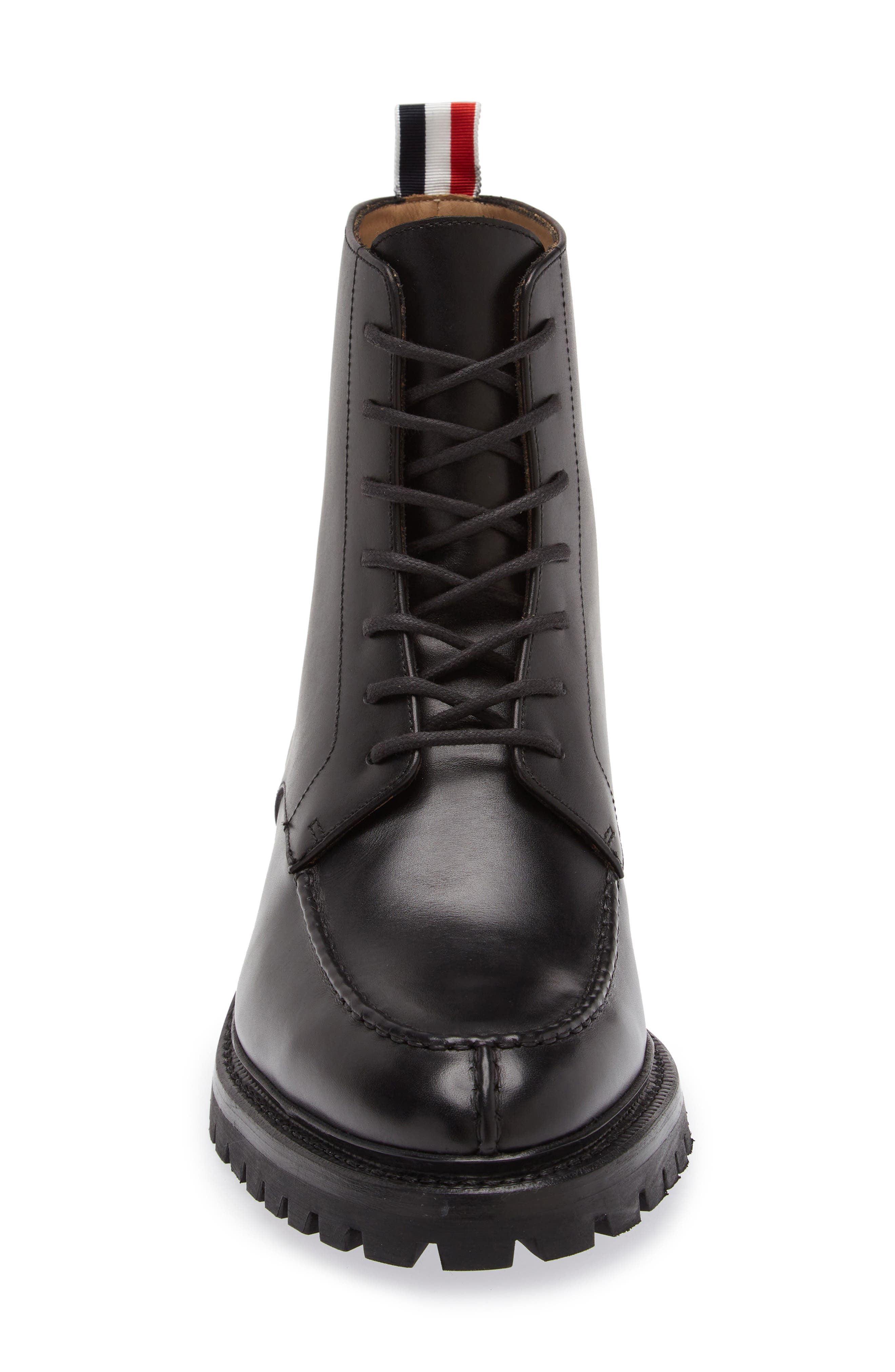 Thom Browne Commando Combat Boot, Alternate, color, 