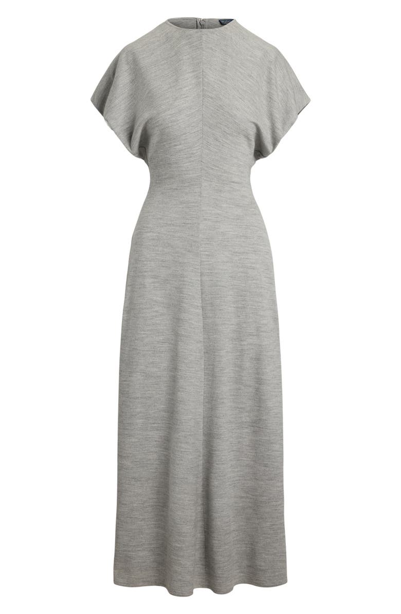 Wool Blend Dolman Sleeve Dress