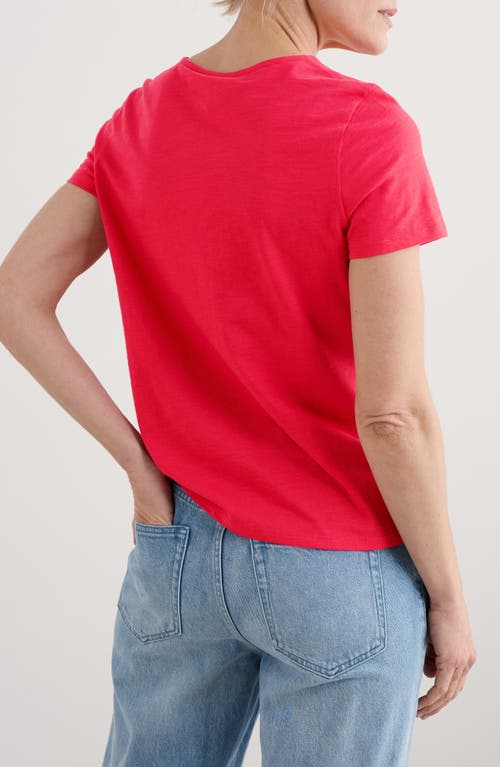 Seasalt Cornwall Camerance Organic Cotton T-shirt In Raspberry