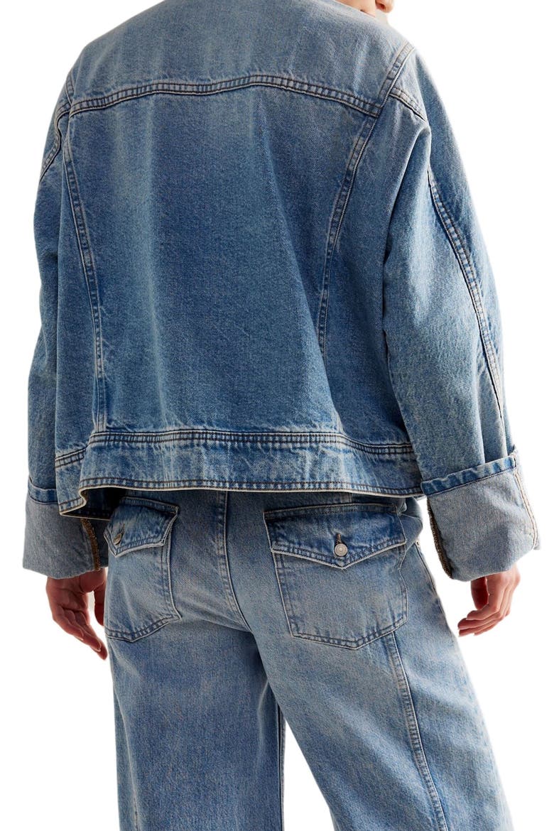 Suzy Oversize Denim Jacket, Alternate, color, SUNNY SIDE