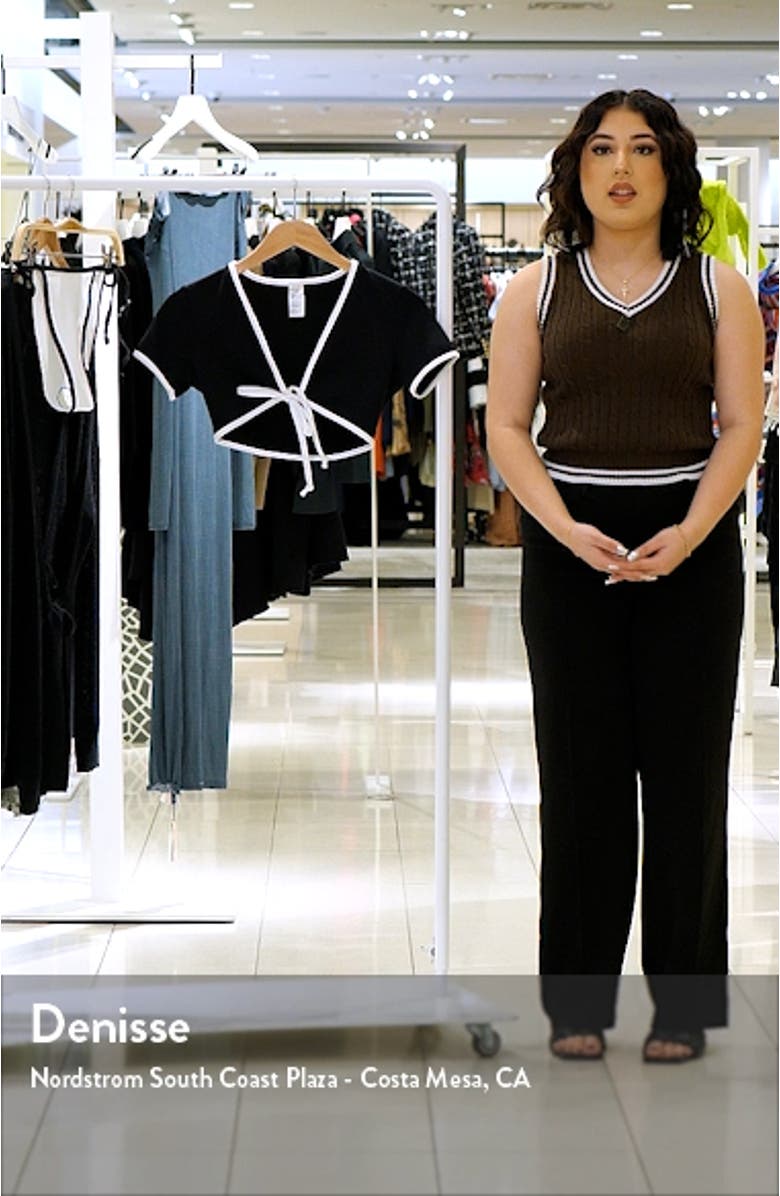 Tie Front Crop Bikini Top, sales video thumbnail