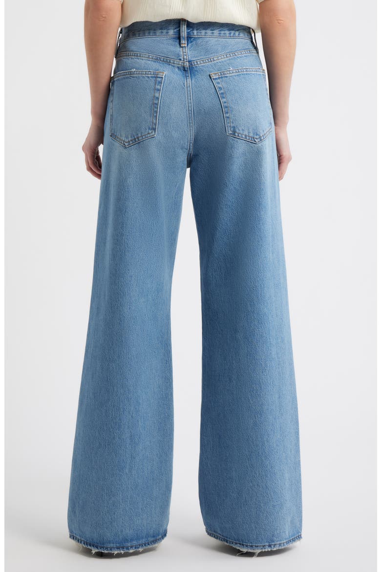 The Loose Ripped Wide Leg Jeans, Alternate, color, SUNDROP
