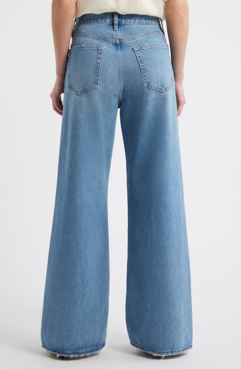 FRAME The Loose Ripped Wide Leg Jeans, Alternate, color, Sundrop