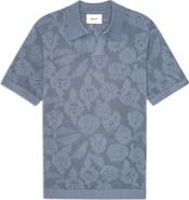 NN07 Ryan Floral Pointelle Jersey Polo