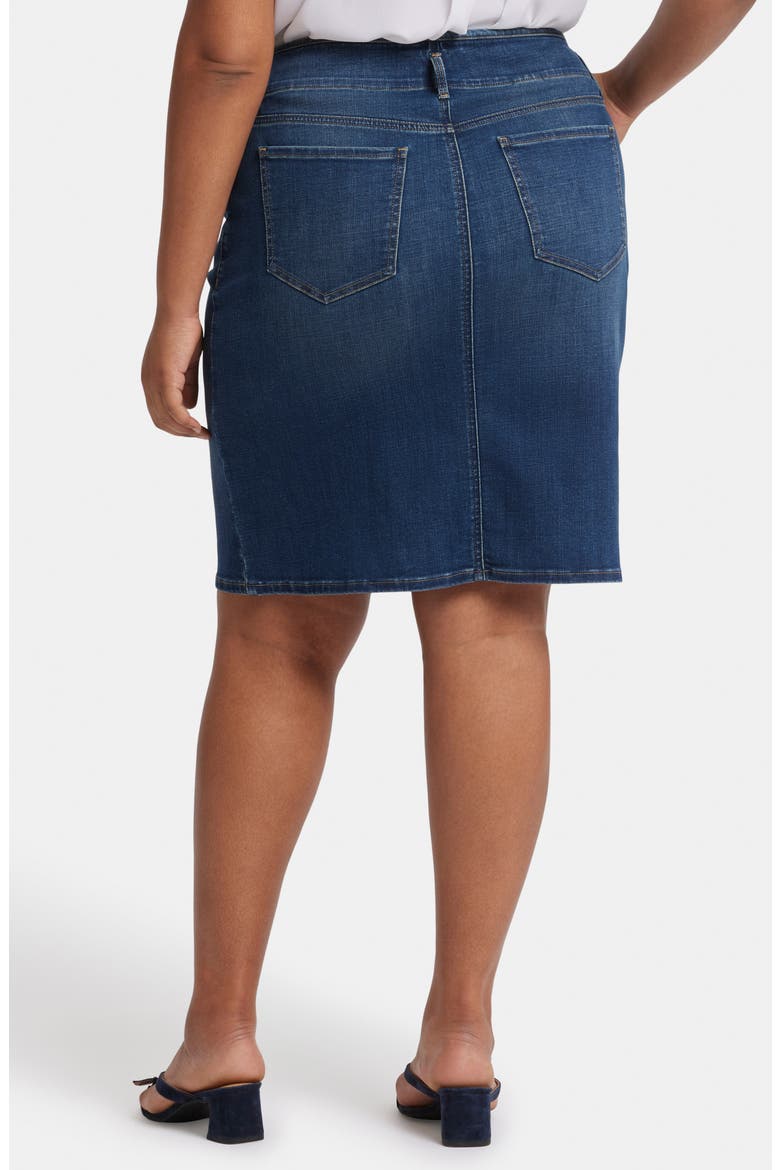 Hollywood High Waist Denim Skirt, Alternate, color, OLYMPUS