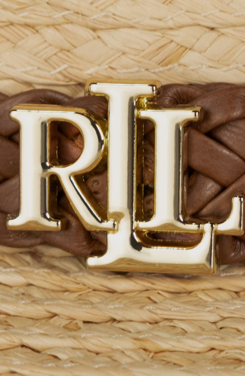 Lauren Ralph Lauren Raffia Fedora with Woven Belt Band, Alternate, color, 