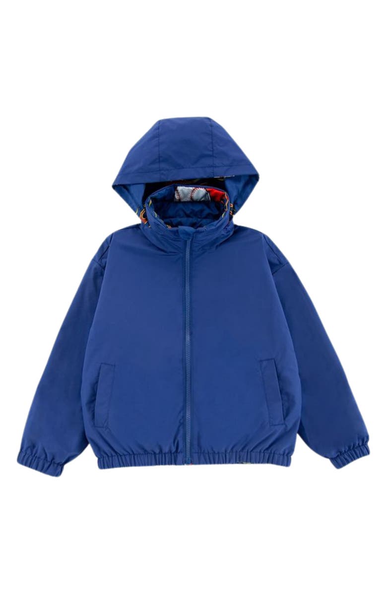 CALONIE Kids' Max Rain Water Repellent Reversible Windbreaker, Alternate, color, Blue