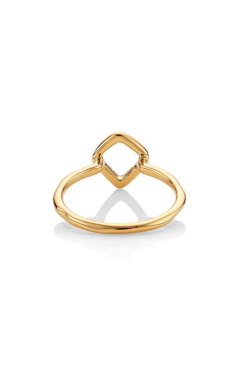 Monica Vinader Riva Mini Kite Diamond Stacking Ring, Alternate, color, Gold