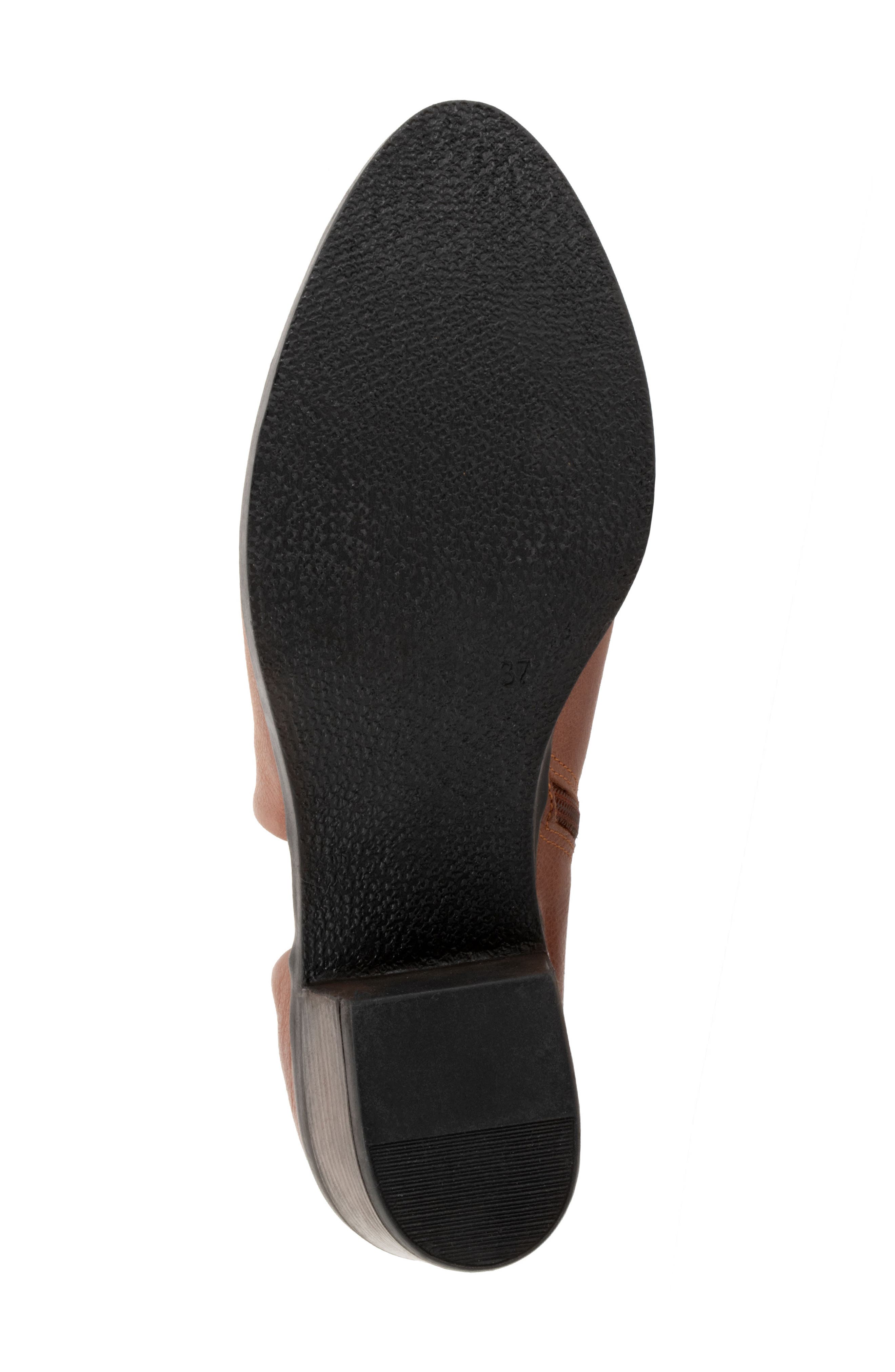 Caitlin Zip Bootie, Alternate, color, TOBACCO