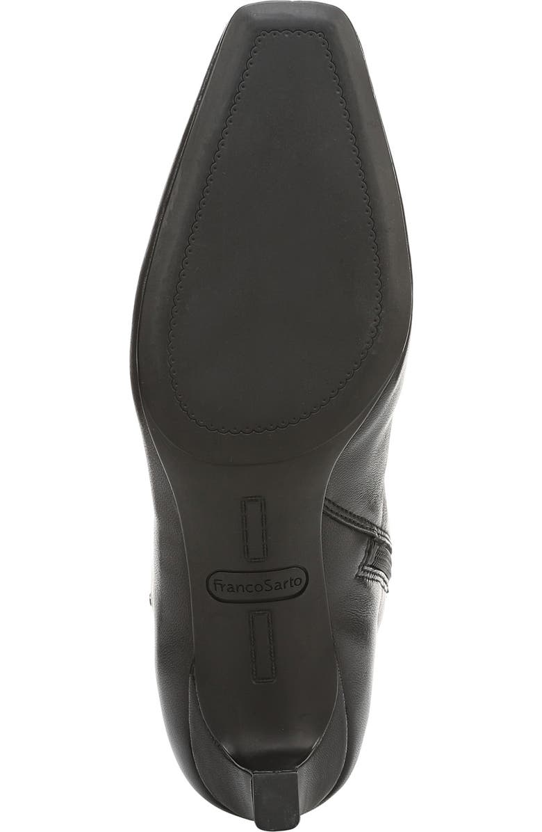 Franco Sarto Tavisha Square Toe Bootie, Alternate, color, Black