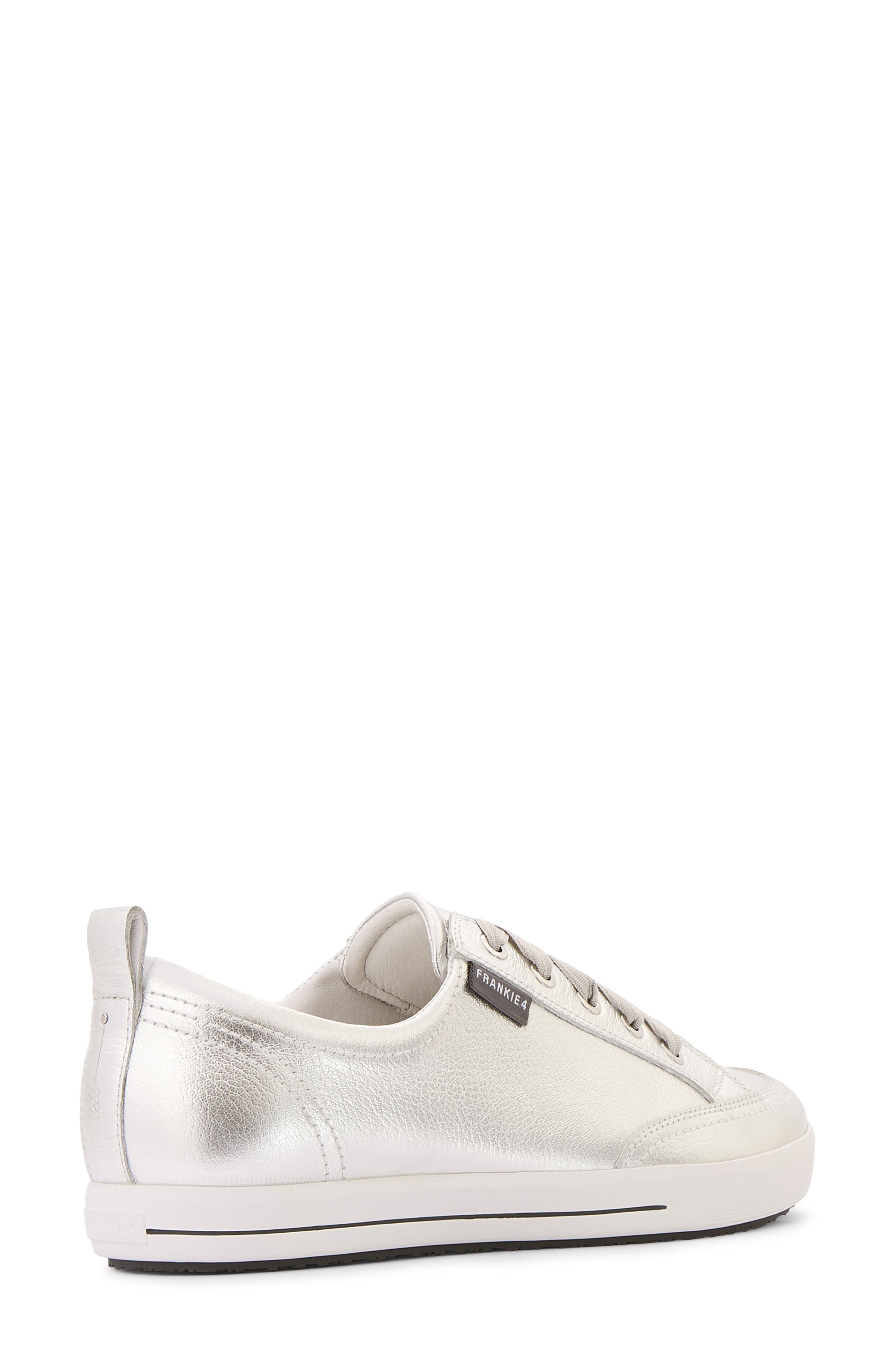 Ellie V Sneaker, Alternate, color, SILVER TUMBLED