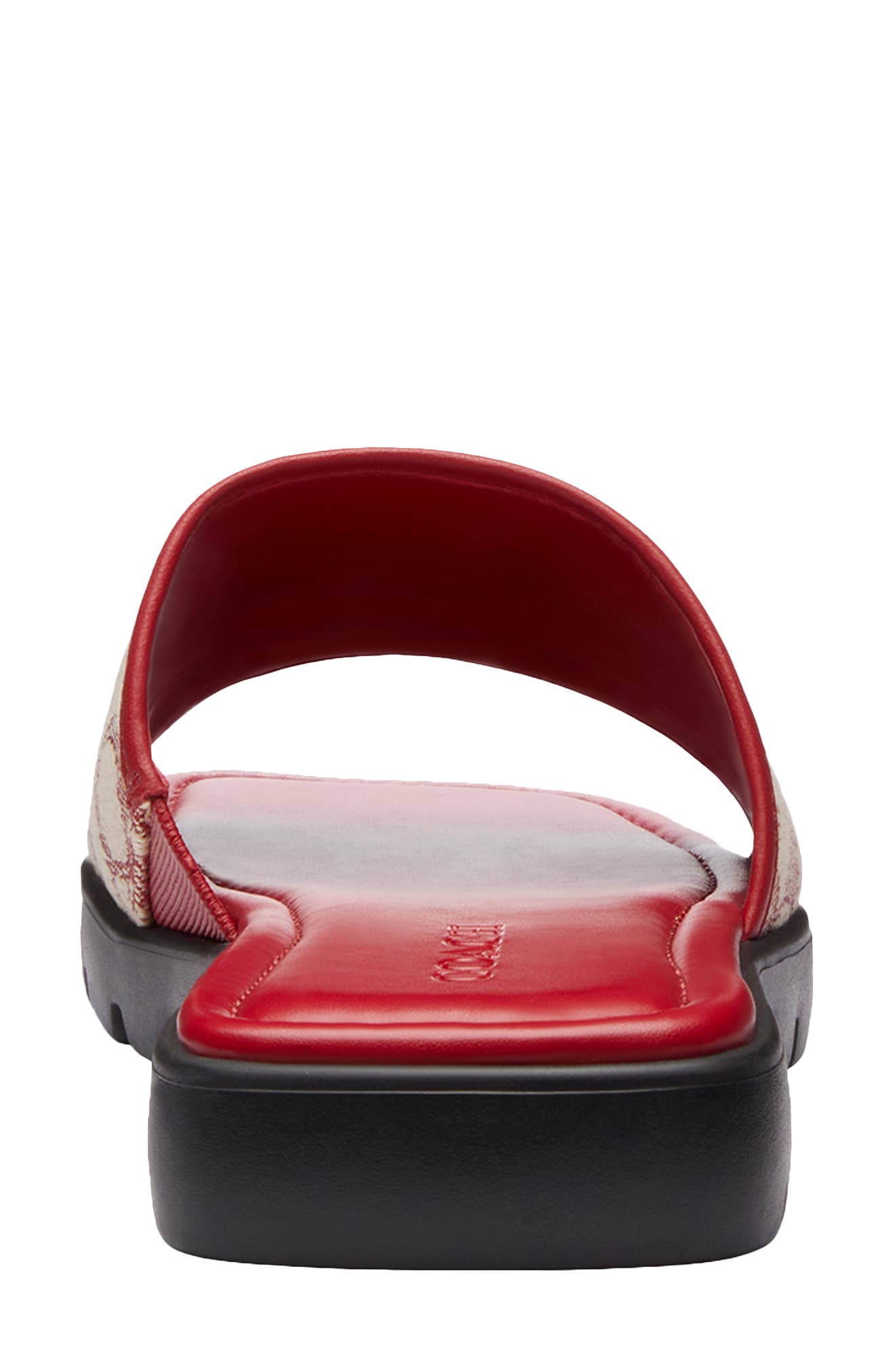 COACH Florence Signature Jacquard Slide Sandal, Alternate, color, 