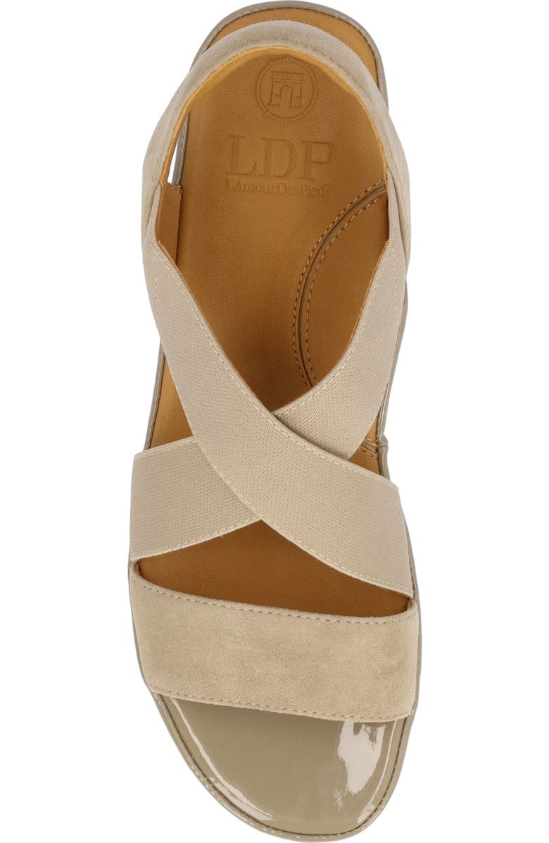 L'Amour des Pieds Aizling Ankle Strap Sandal, Alternate, color, Taupe