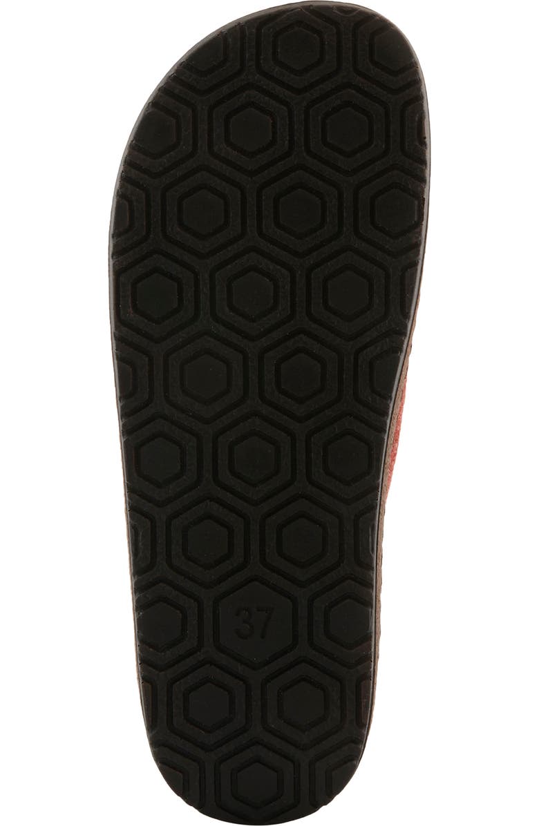 Flexus by Spring Step Snuggee Wool Clog, Alternate, color, Rust