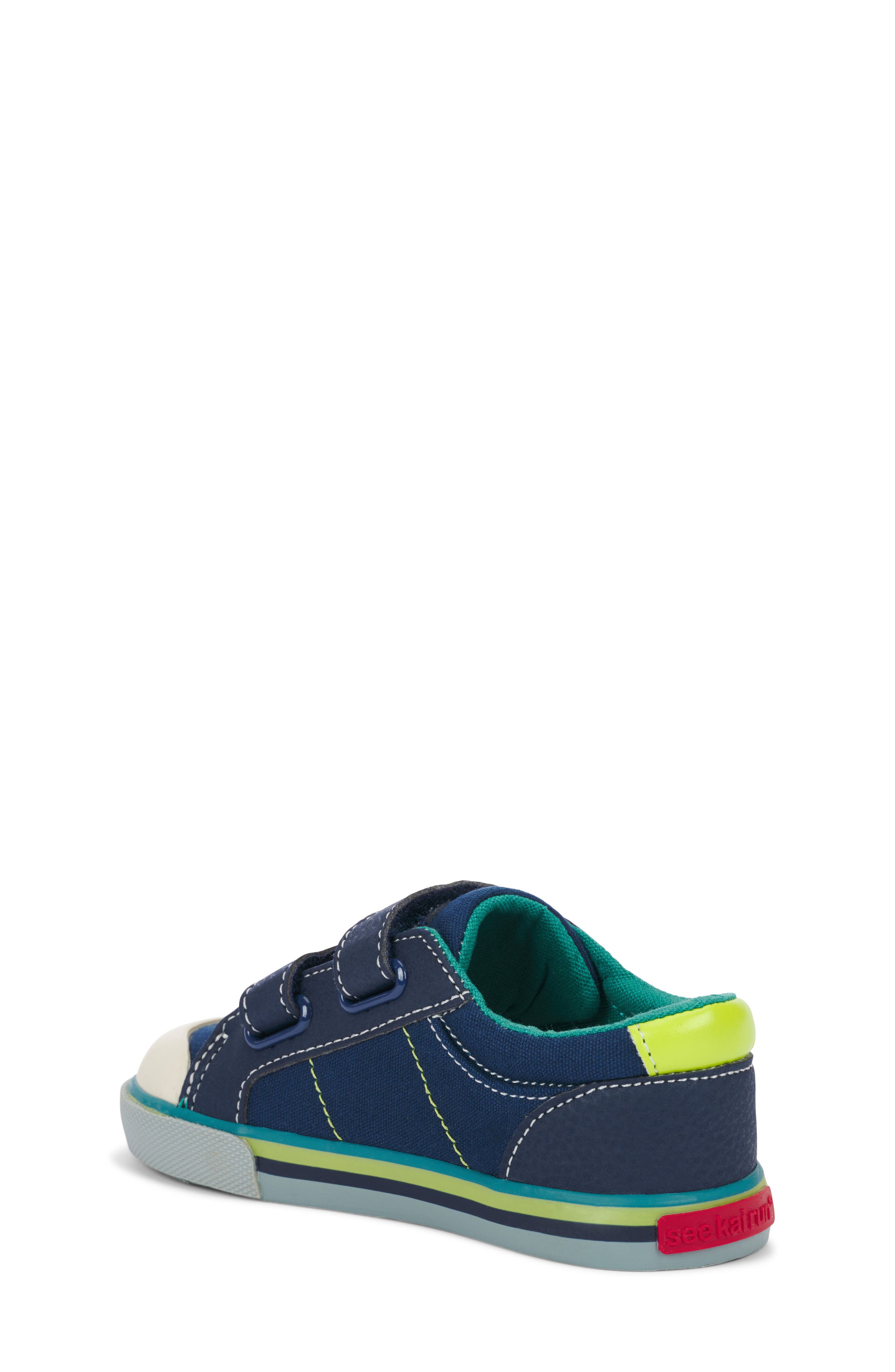 See Kai Run Waylon Sneaker, Alternate, color, Navy/ Lime