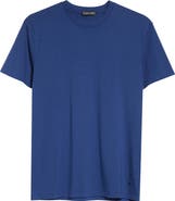 TOM FORD Short Sleeve Lyocell & Cotton Crewneck T-Shirt