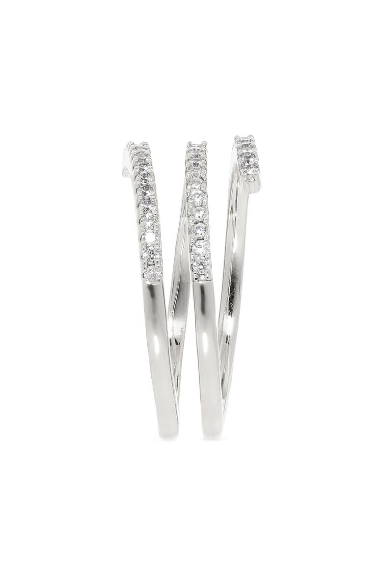 Wrap Ring, Alternate, color, SILVER