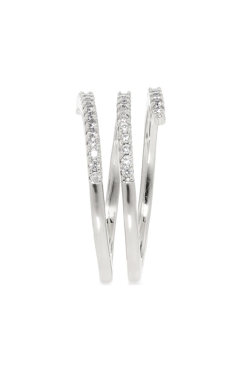 THE SIS KISS Wrap Ring, Alternate, color, Silver