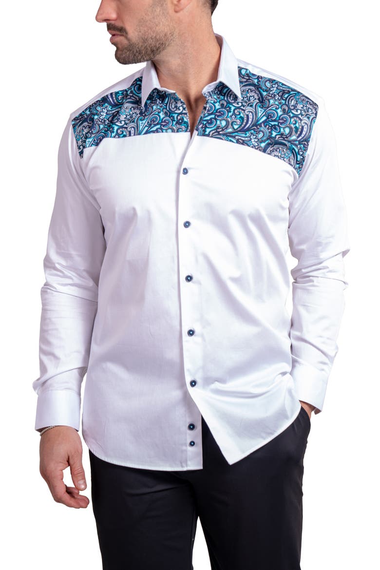 Blacklabel Ascension0070 White Button-Up Shirt, Alternate, color, WHITE