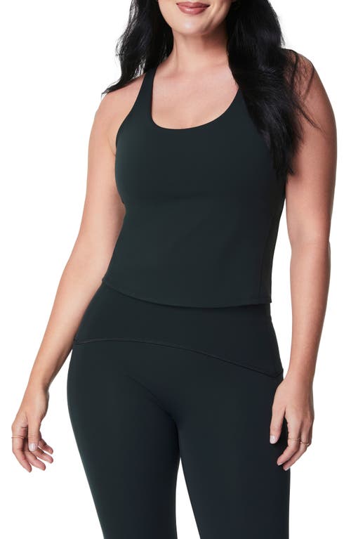 SPANX® Get Moving Contour Crossback Shelf Bra Tank in Essex Green 