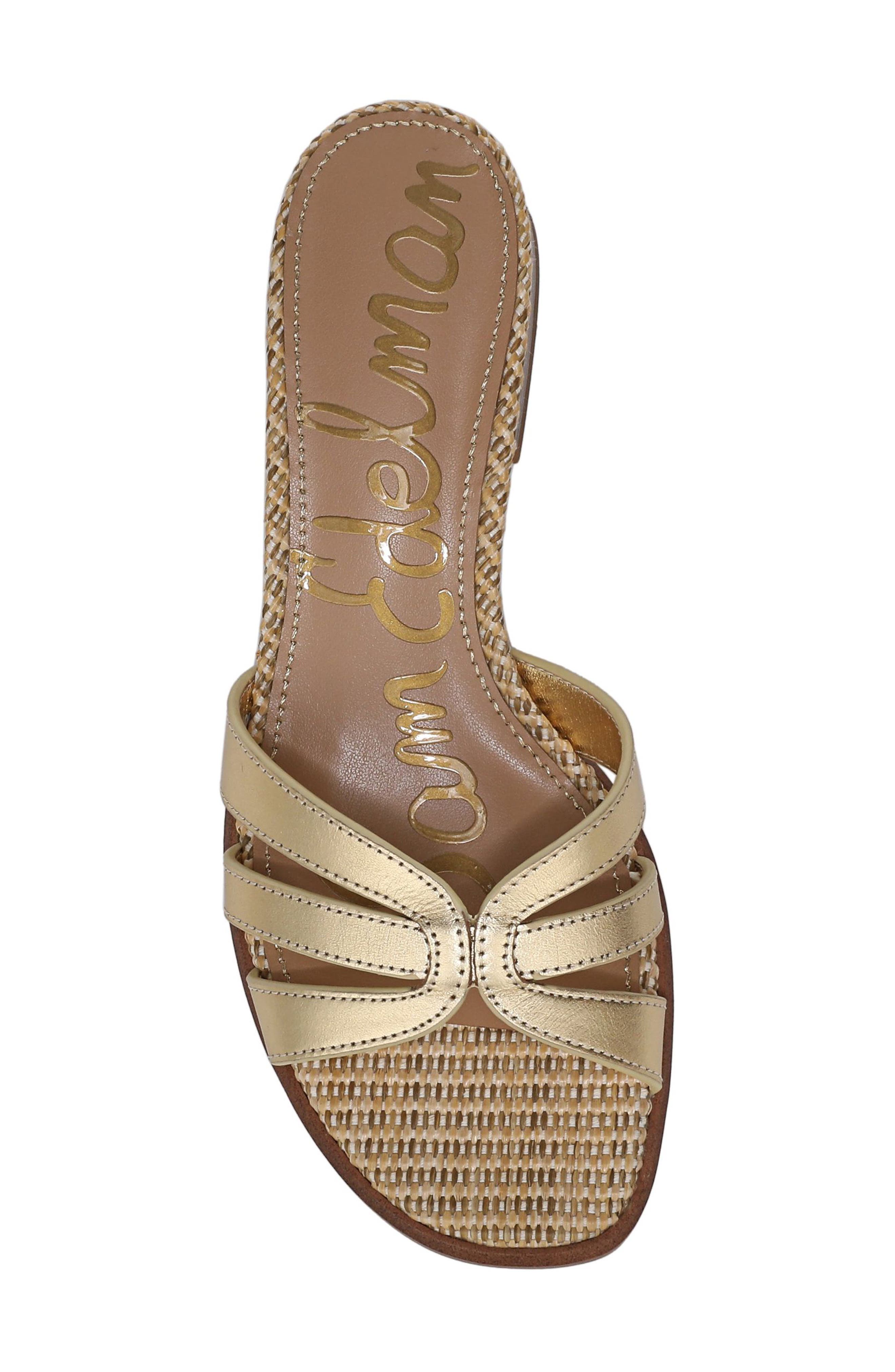 Farrin Block Heel Sandal, Alternate, color, AMBER GOLD