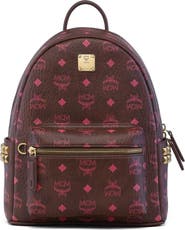 MCM Small Stark Side Studs Backpack in Visetos