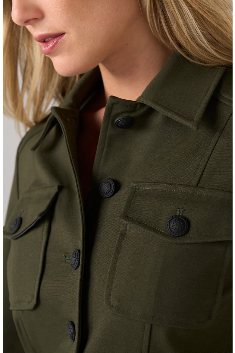 Peplum Jacket, Alternate, color, HUNTER GREEN