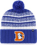 '47 Men's '47  Royal Denver Broncos Tavern Cuffed Knit Hat with Pom