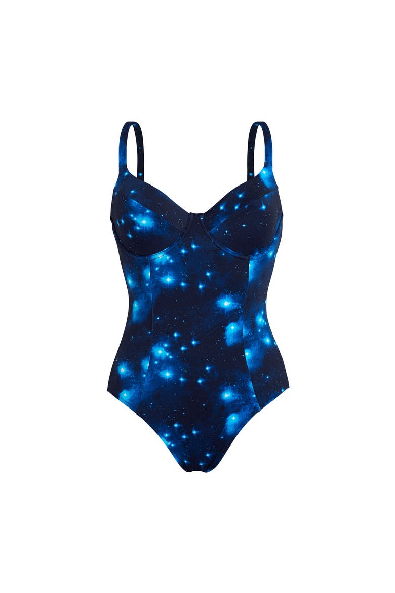 Women Underwire One-piece Swimsuit Pégase, Main, color, navy